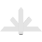 Ekena Millwork Kennewick Architectural Grade PVC Gable Bracket, 36"W x 21"H x 2"D x 4"F, 14/12 Pitch GBP036X21X0204KEN00 - alternate 3